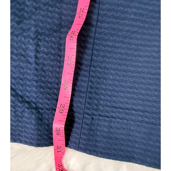 Lilly Pulitzer Valli Shift Dress Navy Blue Silver Gold Iridescent Metallic 00 - Picture 12 of 12